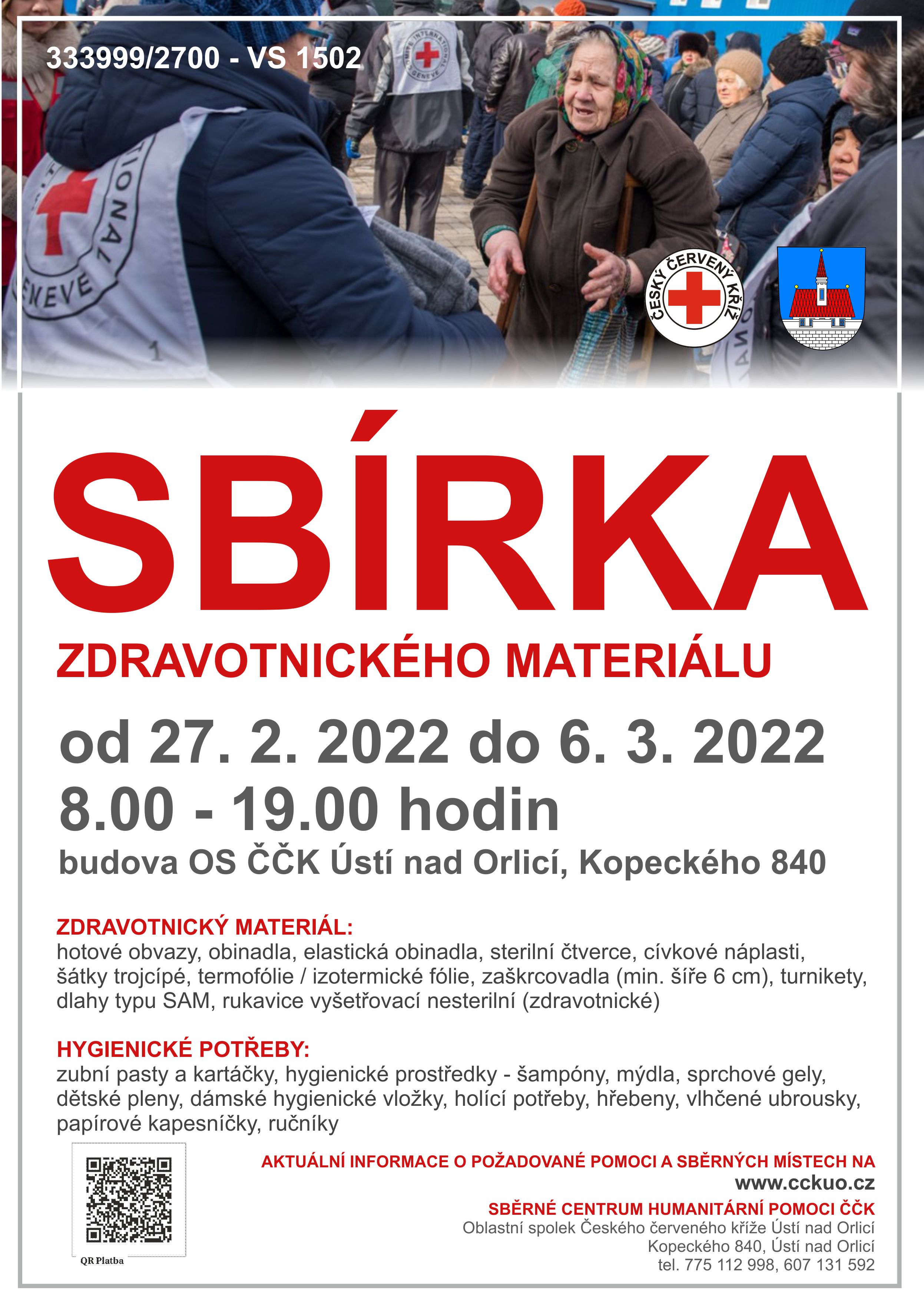 Ukrajina FINANČNÍ SBÍRKA
